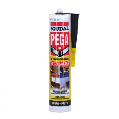 Soudal Polimero pega todo 290Ml Negro