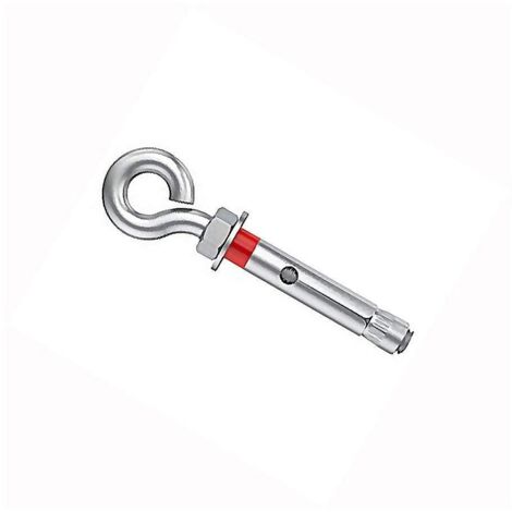 DESA taco metal argolla 8x45mm cerrada caja 100 , Taco metálico Desa-Argolla. - Tamaño: 8X45mm Métrica M6. - Caja de 100 unidades. - Largo. - Hecho en acero. - Recubrimiento ci