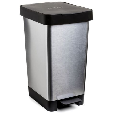 Tatay Cubo basura pedal 25Lt Smart Teel gris
