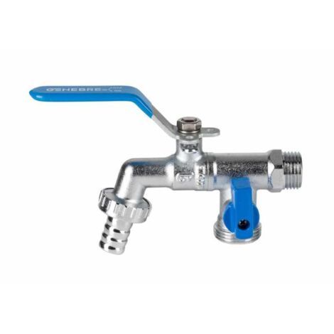 GRIFO ESFERA JARDIN DOBLE INOX 316 TOMA PARA CANDADO