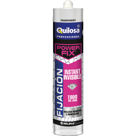 Quilosa Adhesivo Power-Fix Instant 10045462 290ML Translucido (1/5)