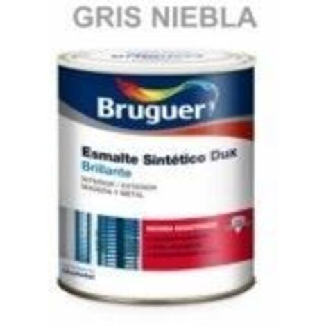 Esmalte sintetico Bruguer Dux Brillante Gris niebla 750 Ml (1/5)