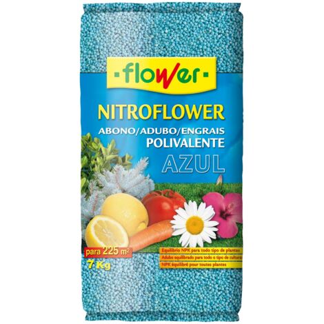 Abono polivalente Nitroflower azul 7 Kg (1/4)