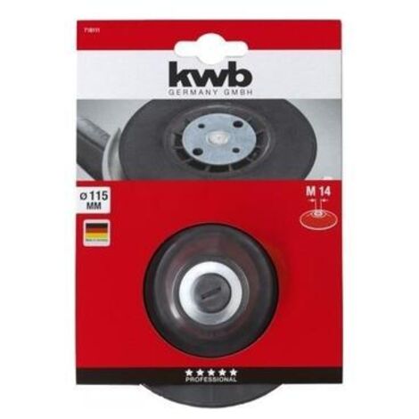 KWB Plato de apoyo para amoladora 115mm M14