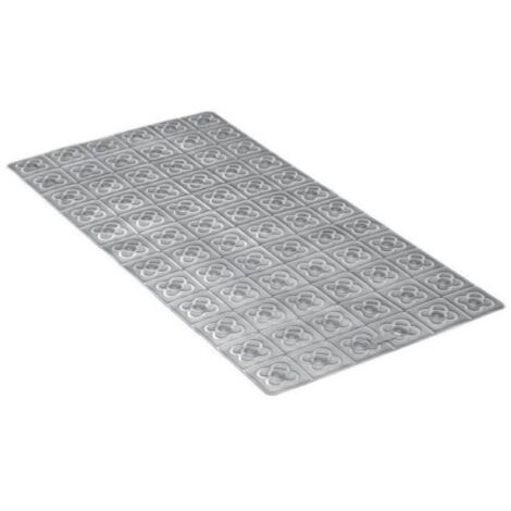Alfombra de baño antracita Tatay 72x36 Cm