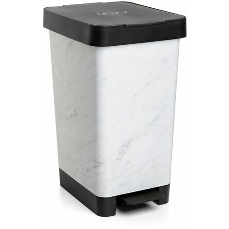 CUBO PEDAL 25L BOLSA 30L SMART MARBLE