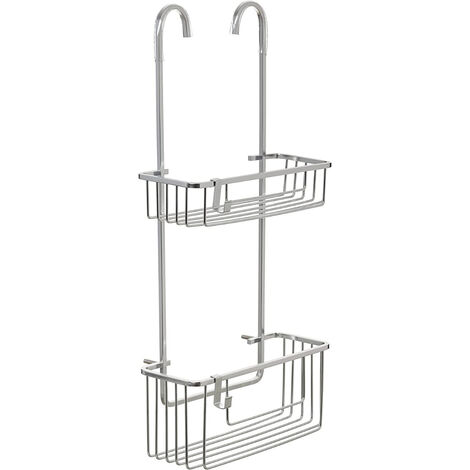 CESTO DUCHA DOBLE CON COLGADOR PARA GRIFO