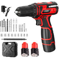 Casals Taladro atornillador CID1251BCA 12V 2 Batarías,maletín y Accesorios