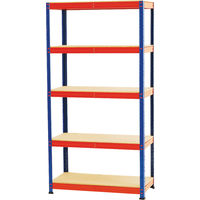 Kit de estanterias sin tornillos 177X90X45 200KG 5 baldas