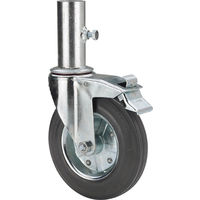 Rueda Alex para Andamio con Freno Giratoria 200mm Hembra 200mm