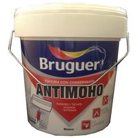 Pintura Plastica Mate Antimoho 4 Lt Blanco Bruguer con Ofertas en