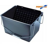 Cubeta plastico 16 lt + rejilla plastico Pentrilo