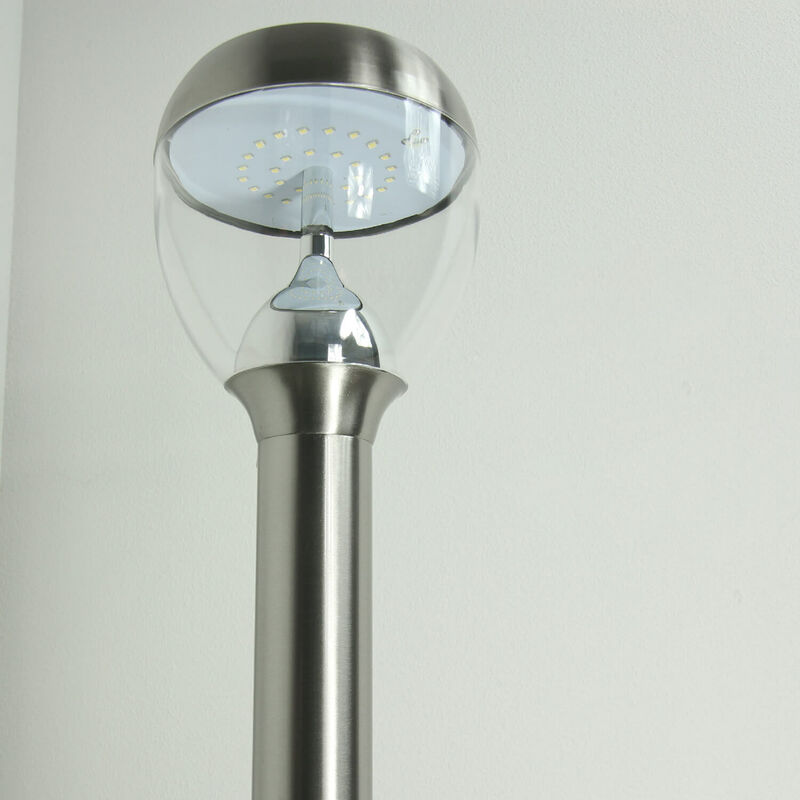 Modern Edelstahl Außenlampe LED Optik
