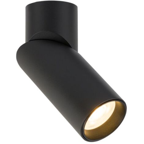 Strahler Aluminium verstellbar D: 5,6 cm Schwarz GU10 rund Modern Spot (1/5)