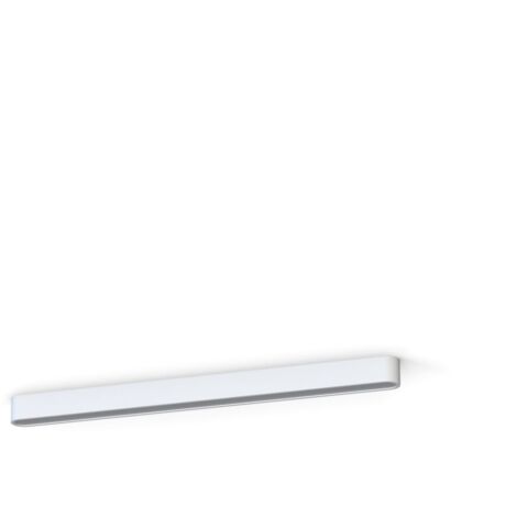 Deckenlampe Aluminium Weiß länglich warmweiß 3000 K 2300 lm Modern (1/4)