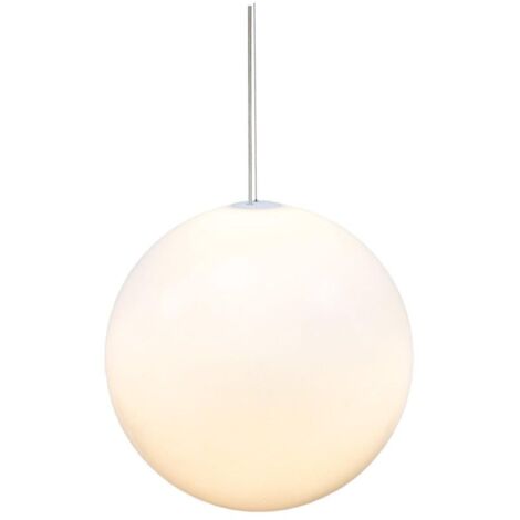 LED Außenlampe hängend kabellos Akku dimmbar Farbwechsel 3000-6500 K IP54 Ø 45 cm rund Kugelschirm Outdoor Pendelleuchte Außenleuchte Garten (1/2)