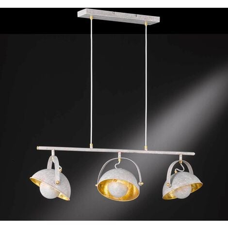 Bomiel Rattan Pendelleuchte Mit Stoffschirm - Vintage Hängelampe Für Esszimmer, Küche & Wohnzimmer