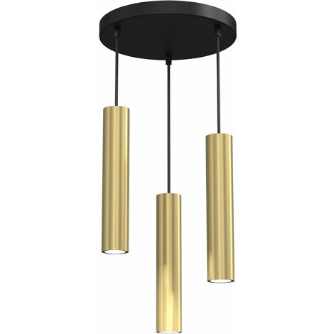 Pendelleuchte Schwarz GU10 Metall Modern Hängeleuchte (1/4)