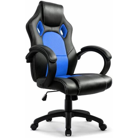 Fauteuil De Bureau Gamer Noir Et Rouge Link Bur06r