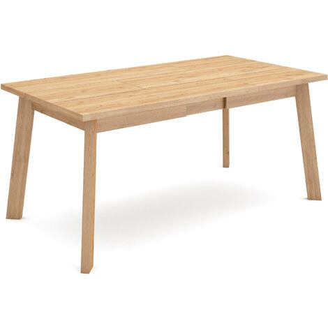 Skraut Home – Table de salle à manger 167x90 cm pour 8 personnes – Panneaux mélamine 30 mm – Design moderne et rustique – Assemblage rapide (1/5)