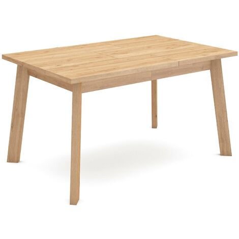 Skraut Home – Table à manger 140x90 cm pour 6 personnes – Panneaux de mélamine 30 mm – Style moderne – Parfaite pour environnements contemporains (1/5)