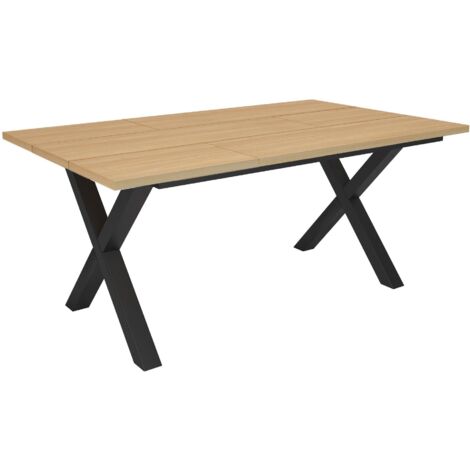 Skraut Home - Table à manger, Meuble Salle à Manger, 167x90x74cm, Pour 8 personnes, Meubles de Salon, Style moderne, Chêne soft (1/5)