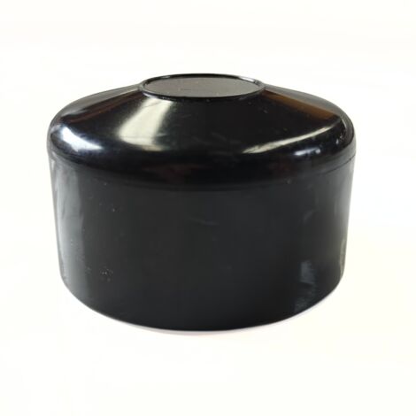 Tappi Chiusura per Palo Tondo 48 mm per recinzioni, Tappo Lamellare,Terminali per pali - Kit 12 Pz