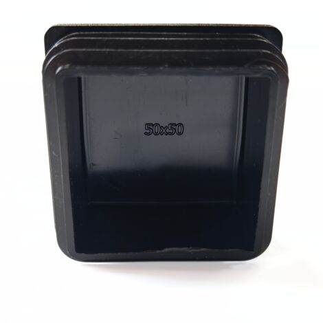 Tappi Chiusura per Palo Quadro 50x50 mm per recinzioni, Tappo Lamellare,Terminali per pali - Kit 4 Pezzi