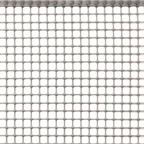 Rete plastica GRIGIO maglia cm 1x1 m 1x25