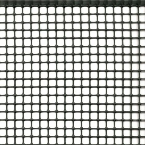 Rete plastica GRIGIO ANTRACITE maglia cm 1x1 m 1x15