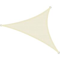 Vele ombreggianti triangolari, m 3,6x3,6x3,6 - AVORIO