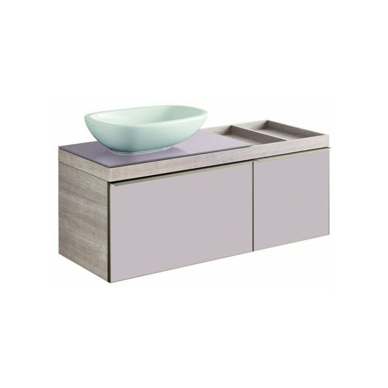 Geberit Citterio Vanity unit 500564JI1, con piano in vetro e