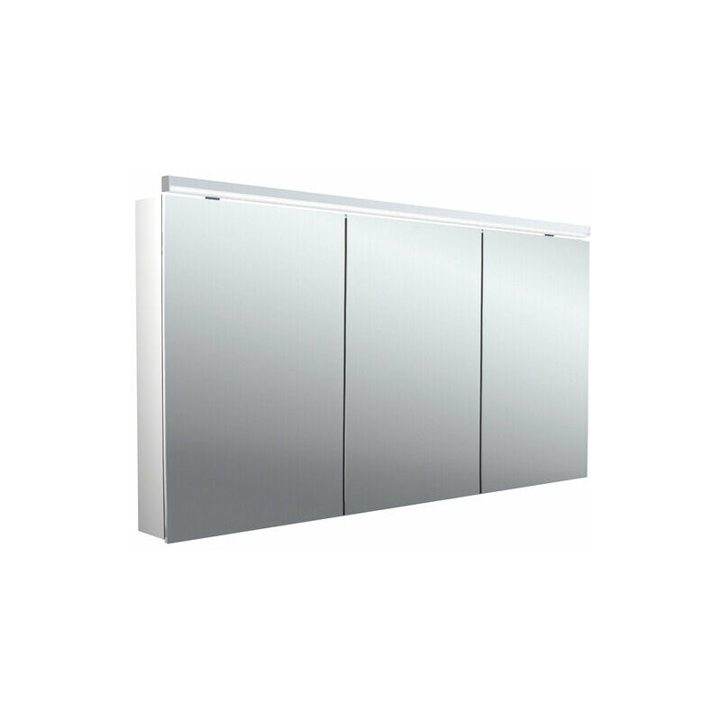 Il numero 1 del risparmio-SPECCHIERA BAGNO IN ACCIAIO CON ANTA E VANO  CONTENITORE A 2 RIPIANI 55X14X30CM