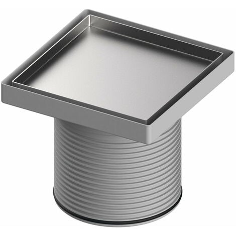 Telaio per griglia TECEdrainpoint S, acciaio inox, 142x142 mm, piastra di  design, 3660011 - 3660011