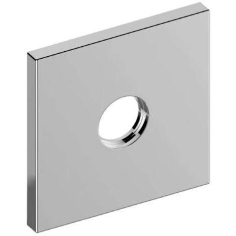 Rosone da parete IXMO 105 x 105 mm, quadrato, in ottone cromato KEUCO
