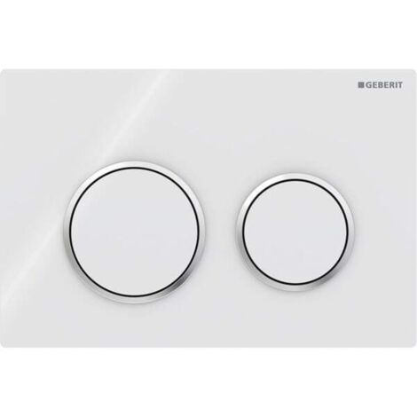 Geberit Kappa21 Plaque de déclenchement pour rinçage à 2 (1/2)