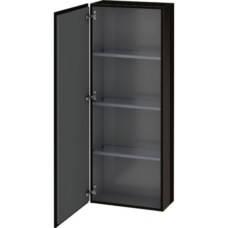 Duravit L-CUBE mobile 500x243x1320mm apertura sinistra nero lucido (1/4)