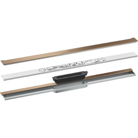 hansgrohe AXOR Drain Set de finition caniveau, 800mm pour montage (1/2)