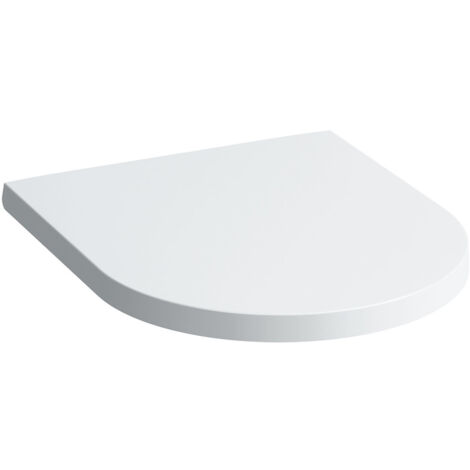 Sedile WC KARTELL con rivestimento, sfoderabile, con ammortizzatore LAUFEN bianco