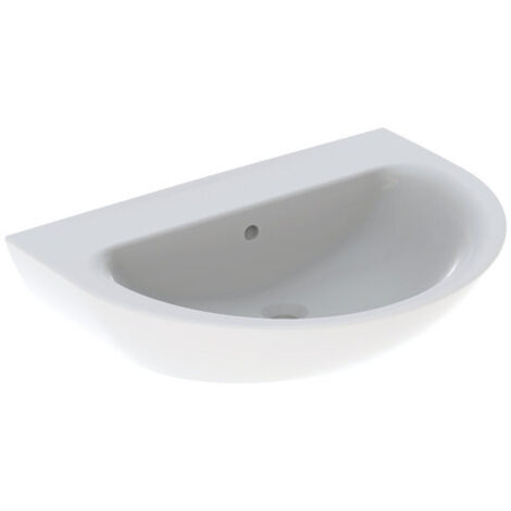 Geberit RENOVA lavabo senza foro rubinetto con troppopieno 700x520mm bianco KT