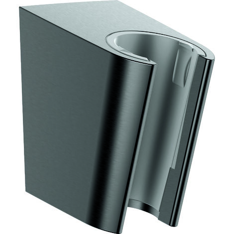 Hansgrohe Supporti doccia - Supporto doccia Porter S, cromo nero spazzolato 28331340