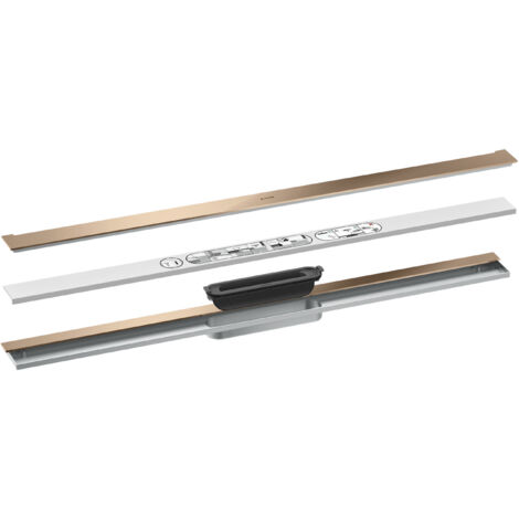 hansgrohe AXOR Drain Set de finition rigole, 900mm pour montage (1/2)