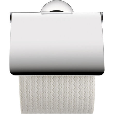 Portarotoli di carta DU con coperchio Starck T, Cromato
