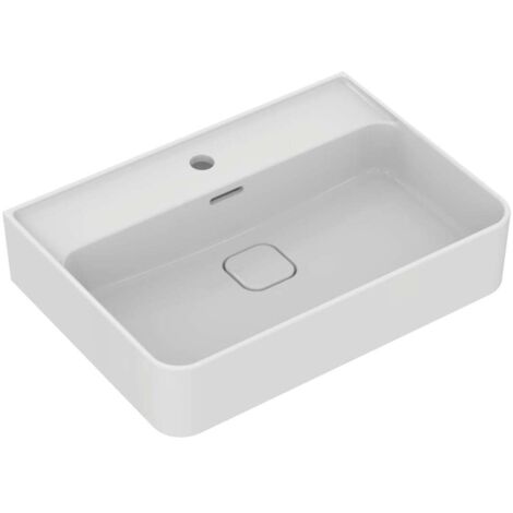 Ideal Standard Strada II - Lavabo 60x43 cm, con foro per rubinetto, con Ideal Plus, bianco T3000MA
