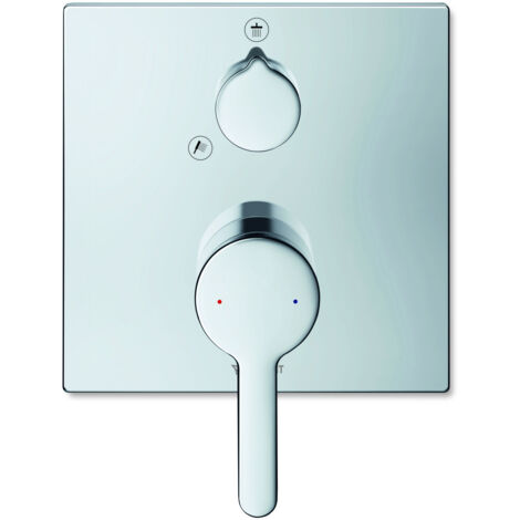 con doccetta monocomando C.1 UP con deviatore cromato (1/4)
