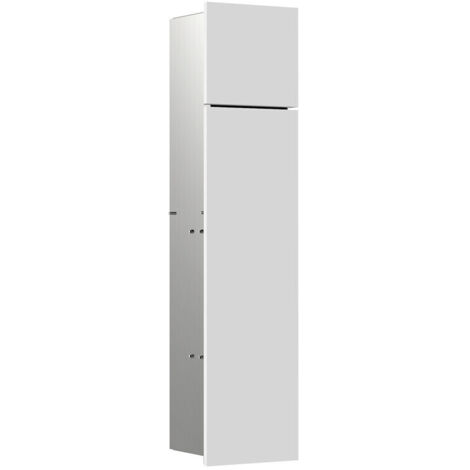 emco asis module pure module WC, façade en bois en deux parties,