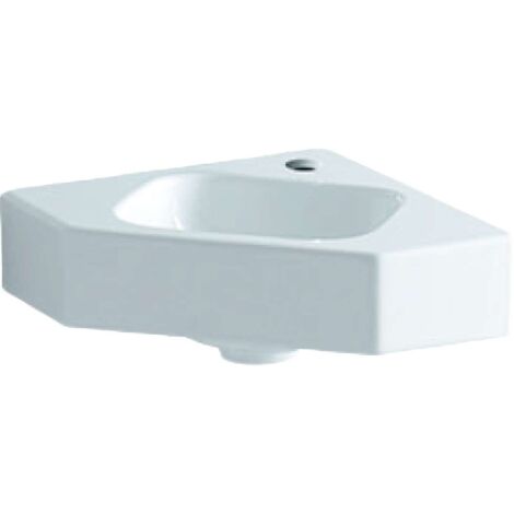 Lavamani angolare GEBERIT iCon, lunghezza 330 mm, bianco