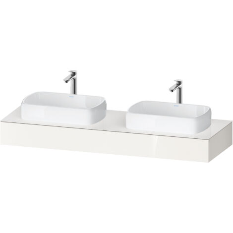 Console Duravit Collection One, 1600x550x170mm, découpe à gauche