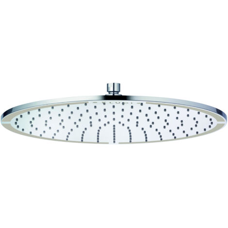 KLUDI A-QA Douche de tête à disque, douche de tête métallique, 250 mm, débit 8l/min, chrome