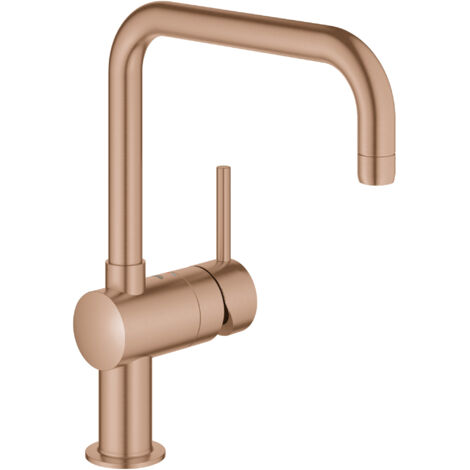 GROHE Minta Mitigeur monocommandé pour évier, bec en U, 32488DL0,